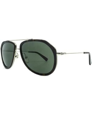 MCM Tortoiseshell-Effect Pilot Sunglasses - Green