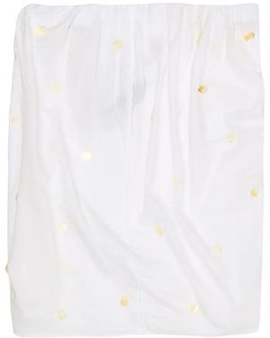 Bimba Y Lola Ruched Strapless Top - White
