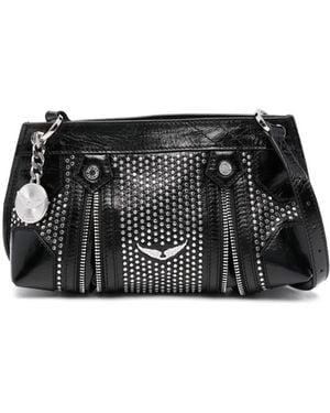 Zadig & Voltaire Sunny Mood Overstudded Cross Body Bag - Black