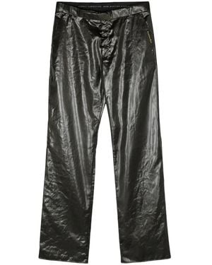 Martine Rose Mid-Rise Straight-Leg Trousers - Grey