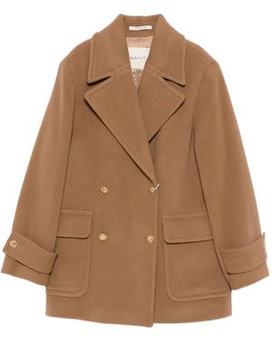 GANT Notch-Lapels Peacoat - Brown