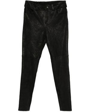 Salvatore Santoro Sheepskin trousers - Schwarz