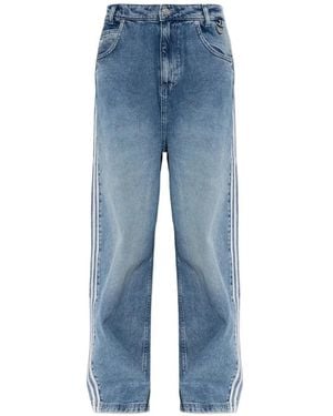 adidas Adilenium Season 6 Baggy Denim Trousers - Blue