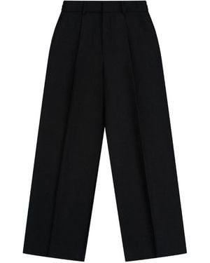 Gosha Rubchinskiy Pressed-Crease Wide-Leg Trousers - White