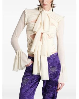 Siedres Top Con Dettaglio Cut-Out - Blu