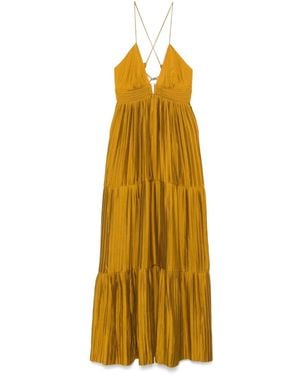 Ba&sh Wasta Midi Dress - Yellow