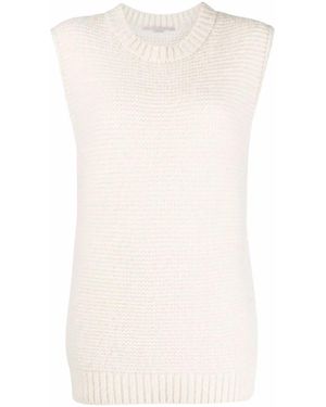 Stella McCartney Crew-Neck Knitted Vest - Natural