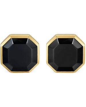 David Yurman Gemelos Streamline Con Ojo De Tigre - Negro
