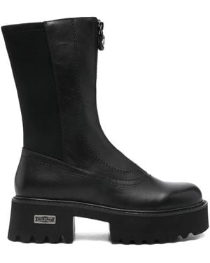 Cult Zip-up Platform Boots - ブラック
