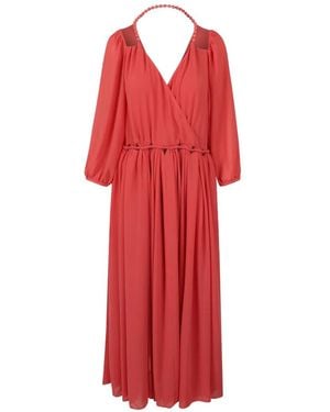 Jovonna London Nore Coral Dress - Red