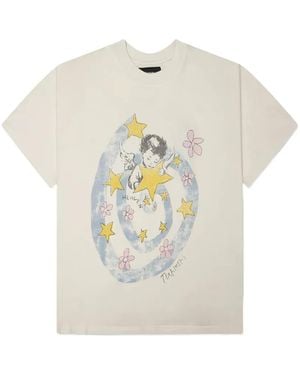 NAHMIAS Heaven Graphic-Print T-Shirt - White