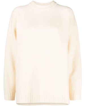 Jil Sander Jersey con cuello redondo - Neutro