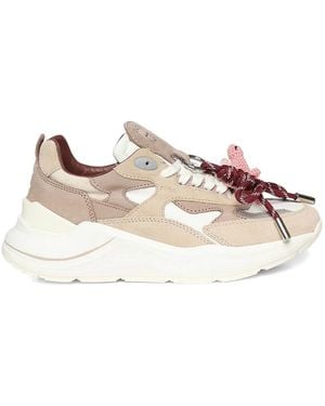 Date Fuga Panelled Trainers - Natural