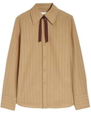 Jil Sander Klassisches Hemd - Natur