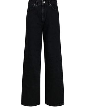 SELECTED Wide-leg Jeans - ブラック