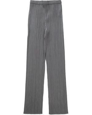 Pleats Please Issey Miyake Hose Mit Bundfalten - Grau