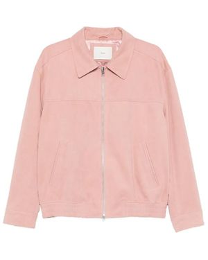 DUNST Zipped Bomber Jacket - Pink