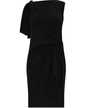 Moschino Sleeveless Knitted Mini Dress - Black