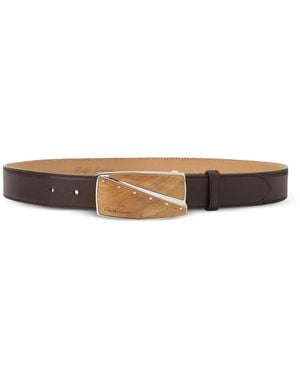 Ralph Lauren Leather Belt - White
