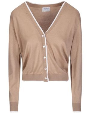 Be You Cardigan Mit V-Ausschnitt - Natur