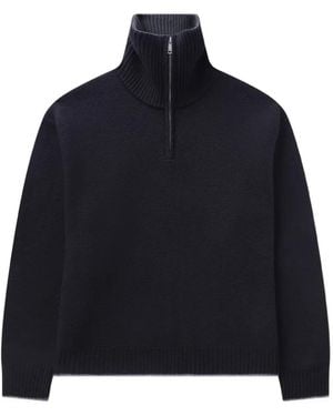 Axel Arigato Trace Half-Zip Jumper - Blue