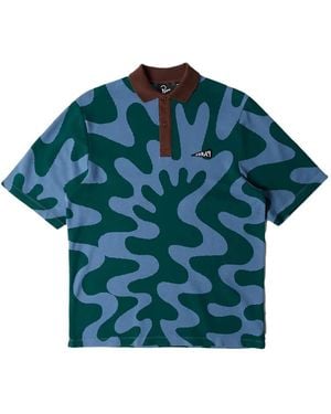 by Parra アブストラクトパターン ポロシャツ - ブルー