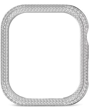 Swarovski Crystal-Embellished Watch Case - White