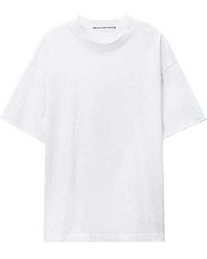 Alexander Wang Logo Cotton T-Shirt - White