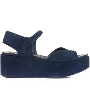 Pedro Garcia Nelly スエードサンダル - ブルー