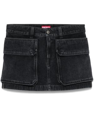 DIESEL De-Ton Skirt in Black | Lyst