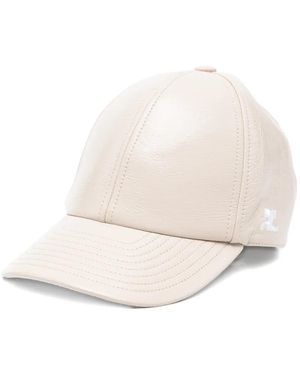 Courreges "Reedition" Vinyl Cap - Natural