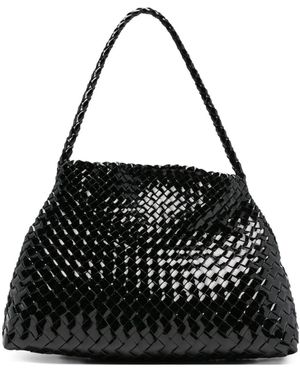 Dragon Diffusion Bolso Shopper Con Placa Del Logo - Negro