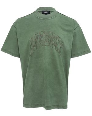 Represent T-Shirt À Logo Strassé - Green