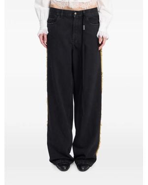 Ann Demeulemeester Annela Straight-Leg-Jeans - Schwarz