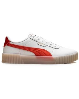 PUMA Carina 3.0 Satin Trainers - Pink