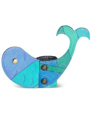PUCCI Iride-Print Whale-Shaped Luggage Tag - Blue