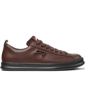 Camper Runner Four Leather Lace-Up Trainers - Brown