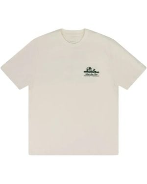 Aimé Leon Dore Unisphere Graphic-Print T-Shirt - White