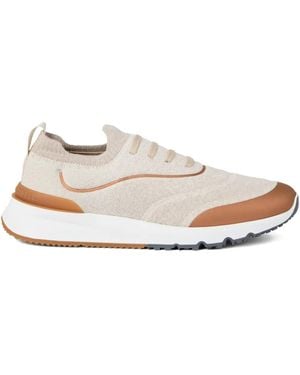 Brunello Cucinelli 'Runners' Trainers - White