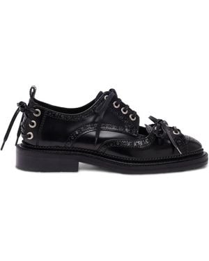 Simone Rocha】ネイビー サテン プラットフォーム