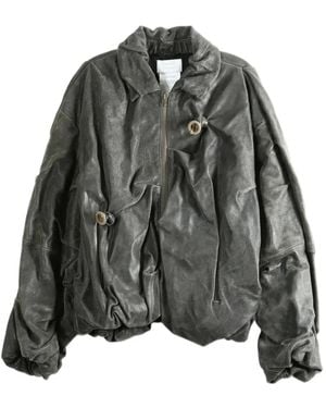 Doublet Crinkled-Finish Jacket - Grey