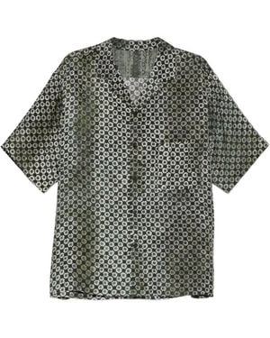 Ziggy Chen Printed Shirt - Grey