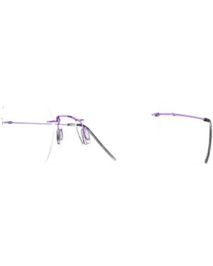 Blackfin Rahmenlose Aero Loop Brille - Weiß