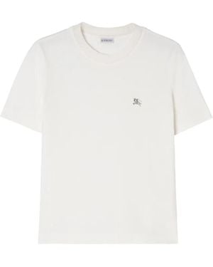 Burberry Knight Jewel Cotton T-Shirt - White