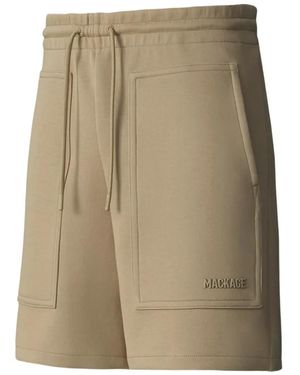 Mackage Short De Sport Elwood-R À Poches Plaquées - Natural