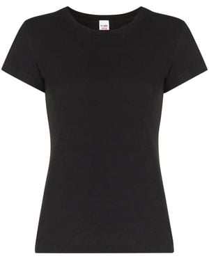 RE/DONE 60S Crew-Neck Cotton T-Shirt - Black