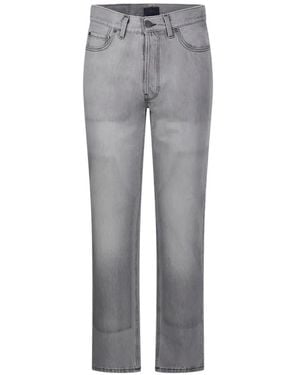 Haikure Faded Straight-Leg Jeans - Gray