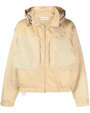 RANRA Paneled Hooded Jacket - Natural