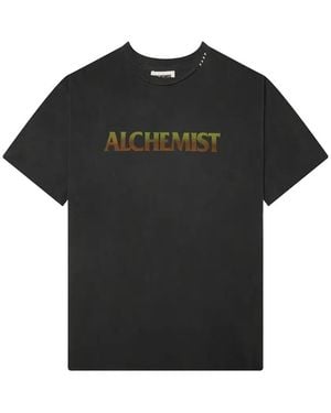 Alchemist Logo-Print T-Shirt - Black
