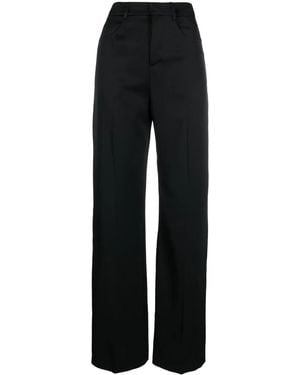 Blanca Vita Straight-Leg Cut Trousers - Black
